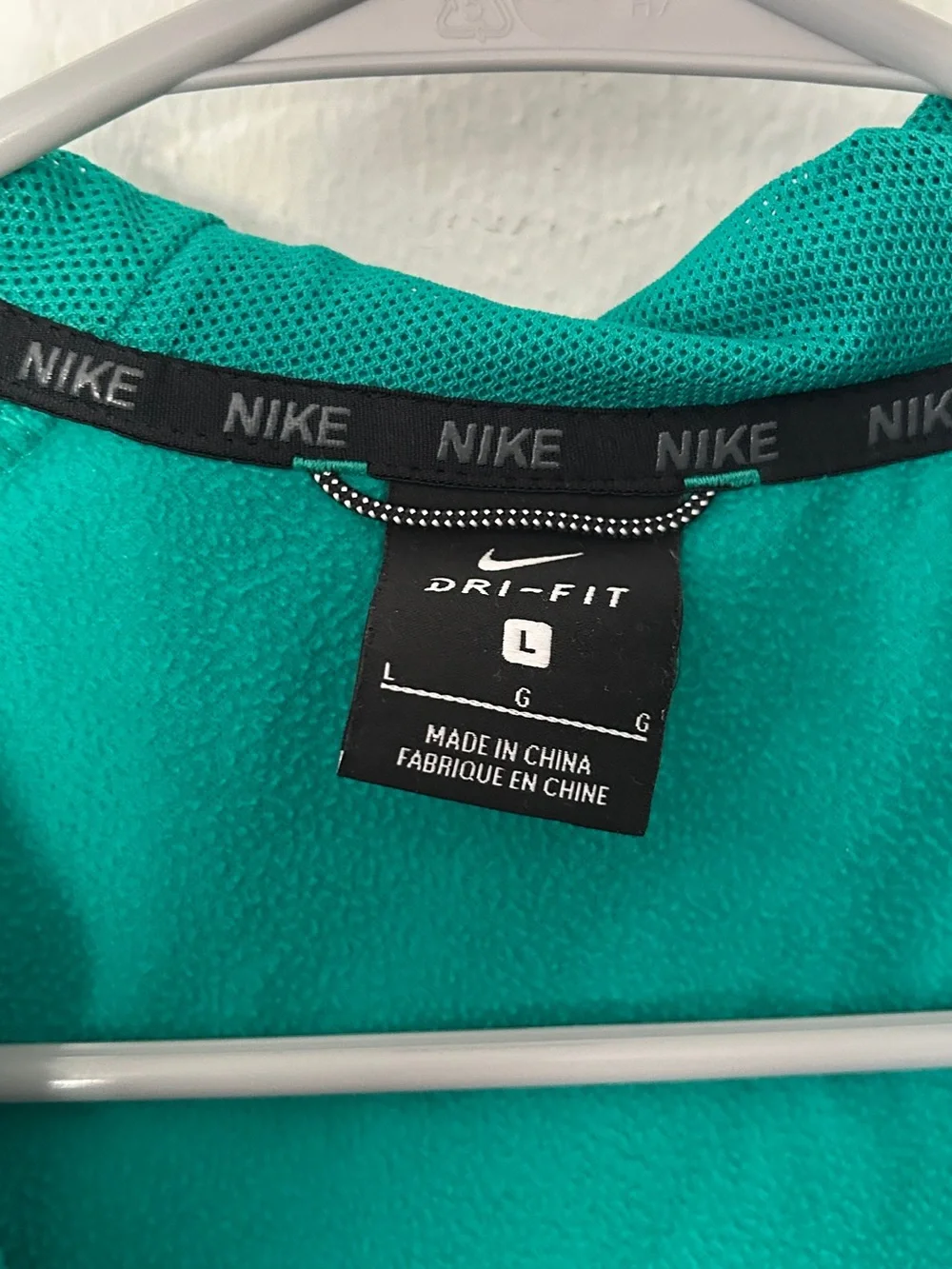 Nike Women’s Teal Green Hooded Zip-Up Jacket
